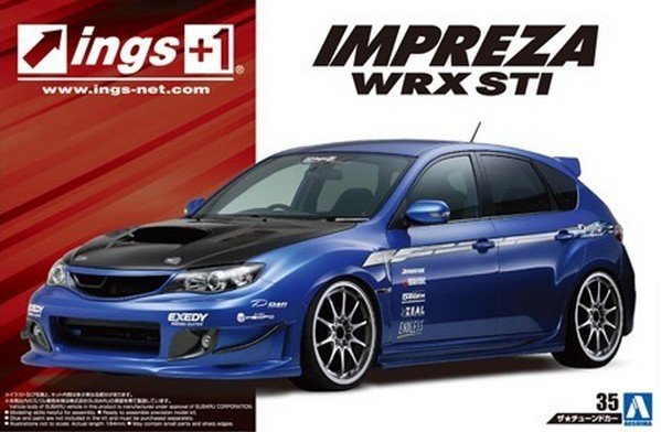 Aoshima 05423 GRB IMPREZA WRX STI 07 SUBARU (1/24) 