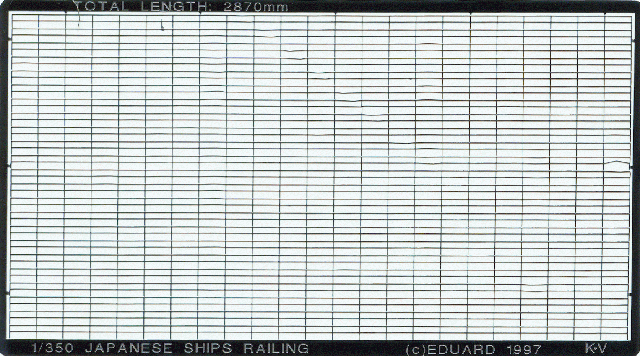 Eduard 99002 Japanese Ship Railing 1/350