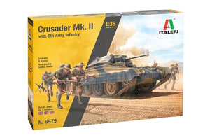 Italeri 6579 Crusader II w/ 8th Army Infantry 1/35 – image 2