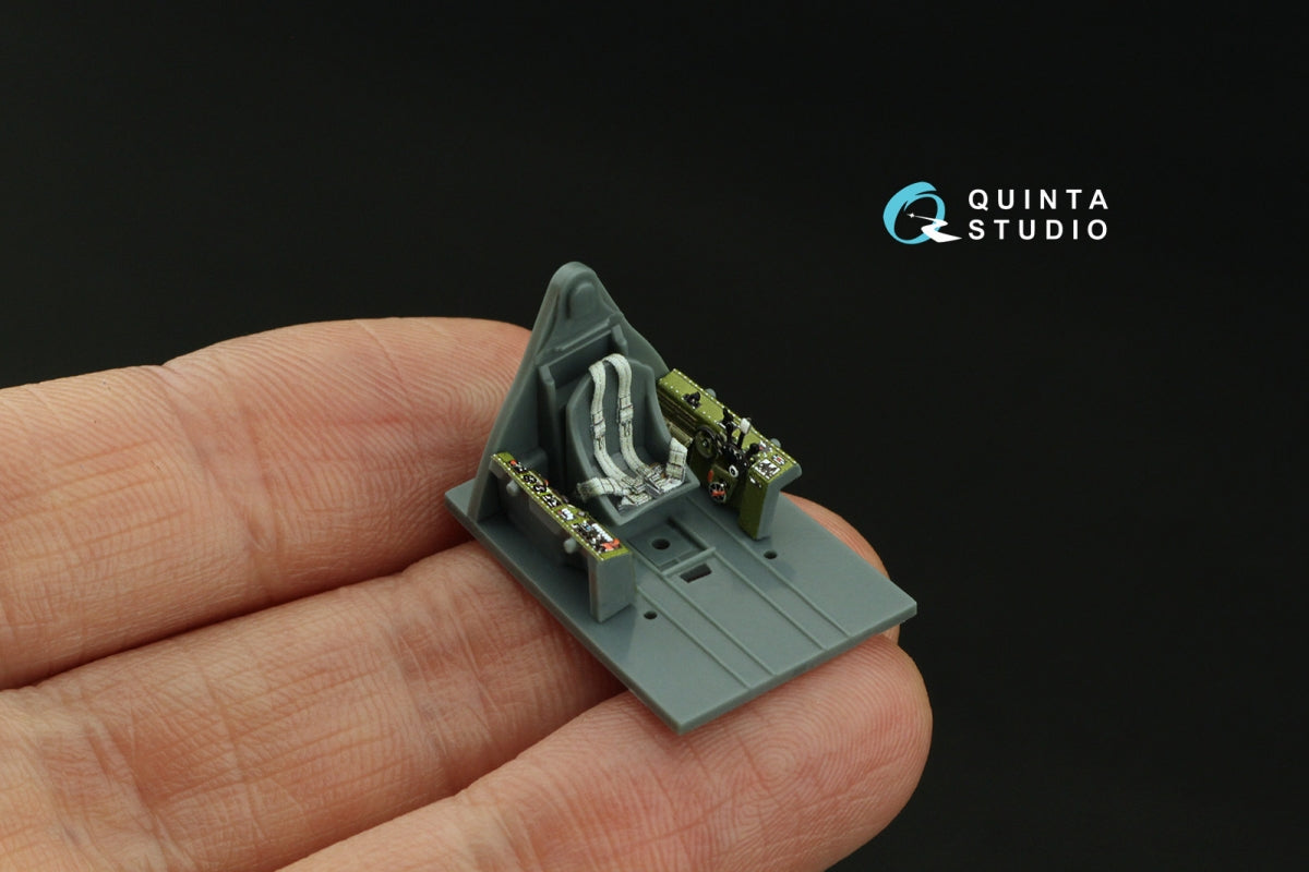 Intérieur coloré imprimé en 3D sur papier décalcomanie pour F6F-3 Hellcat (Eduard) - Quinta Studio QD72147, échelle 1/72 – image 7