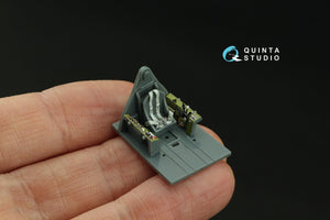 Intérieur coloré imprimé en 3D sur papier décalcomanie pour F6F-3 Hellcat (Eduard) - Quinta Studio QD72147, échelle 1/72 – image 7
