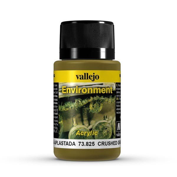 Vallejo 73825 Environnement - Herbe écrasée 40 ml - Saleté striée 40 ml