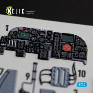 KELIK K72067 A-6E INTRUDER INTERIOR 3D DECALS FOR ITALERI KIT 1/72 – immagine 3