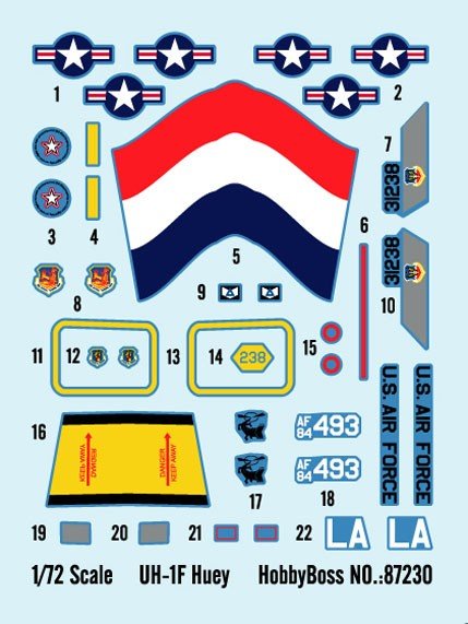 Hobby Boss 87230 UH-1F Huey 1/72 – Bild 9