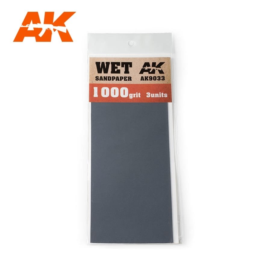 Papier de verre humide AK Interactive AK9033 1000