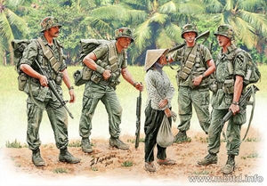 Master Box 3599 US Marines &amp;quot;Patrolling&amp;quot; (Vietnam War series) 1/35 – imagen 2