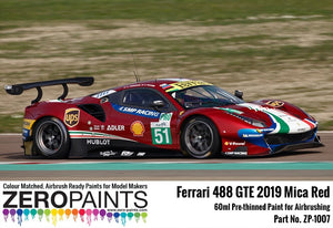 Zero Paints ZP-1007-488 2019 Ferrari 488 GTE (AF Corse) Mica Red Paint 60ml – Bild 2