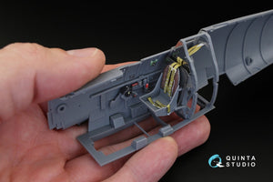 Quinta Studio QD32018 Spitfire Mk.IX 3D-Printed &amp;amp; coloured Interior on decal paper (for Tamiya kit) 1/32 – immagine 6