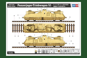 Hobby Boss 82953 Panzerjager-Triebwagen 51 1/72 – imagen 4