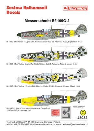 Techmod 48082 - Messerschmitt Bf 109G-2 1/48 – image 2