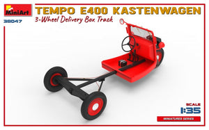 MiniArt 38047 TEMPO E400 KASTENWAGEN CAMION DE LIVRAISON À 3 ROUES SUR VOIE 1/35  – image 10