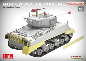 Rye Field Model 5133 M4A3 76W VVSS Sherman Late Upgrade Version 1/35 – imagen 4