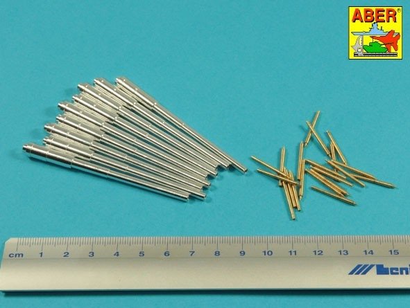 Aber 200L-01 Main Armament for US battleship Iova or Missouri 406mm x9, 127mm x20 1/200 – imagen 2