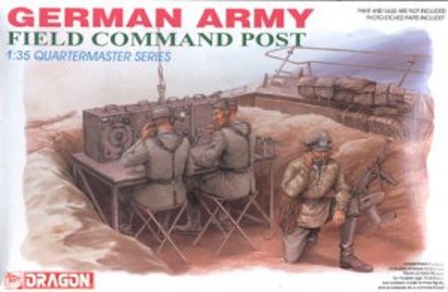 Poste de commandement de campagne de l'armée allemande Dragon 3823 (1/35)