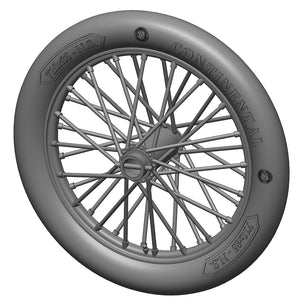 Art Scale Kit A48017 German 710x85 Spoked Wheels - 1 Pair 1/48