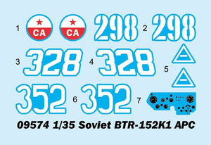 Trumpeter 09574 Soviet BTR-152K1 APC 1/35 – immagine 3