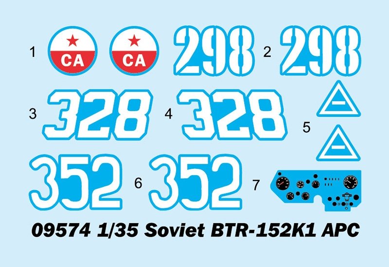 Trumpeter 09574 Soviet BTR-152K1 APC 1/35 – immagine 3