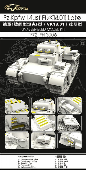 Flyhawk FH3006 Pz. Kpfw I Ausf F (VK.18.01) Late 1/72 – imagen 2