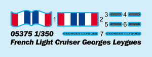 Trumpeter 05375 French Light Cruiser Georges Leygues 1/350 – imagen 3