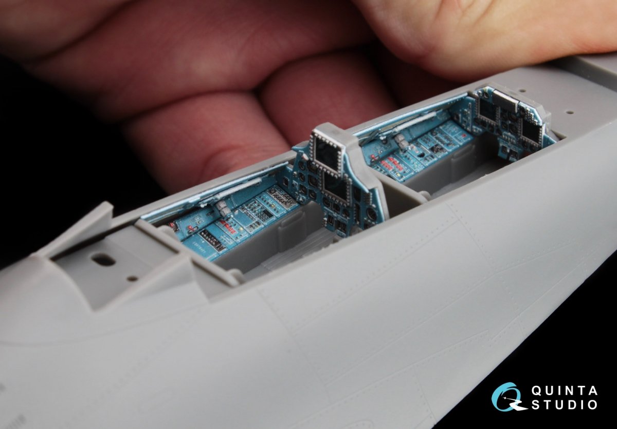 Quinta Studio QD48047 Su-30MKK 3D-Printed &amp;amp; coloured Interior on decal paper (for HobbyBoss kit) 1/48 – imagen 9