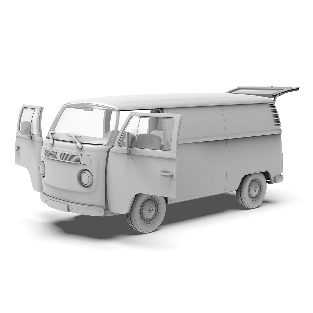 AK Interactive AK35025 T2 MODEL 1972 COMMERCIAL VAN 1/35 – zdjęcie 4