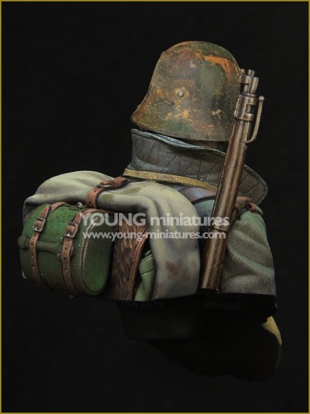 Young Miniatures YM1857 GERMAN STORMTROOPER WWI 1/10 – Bild 3