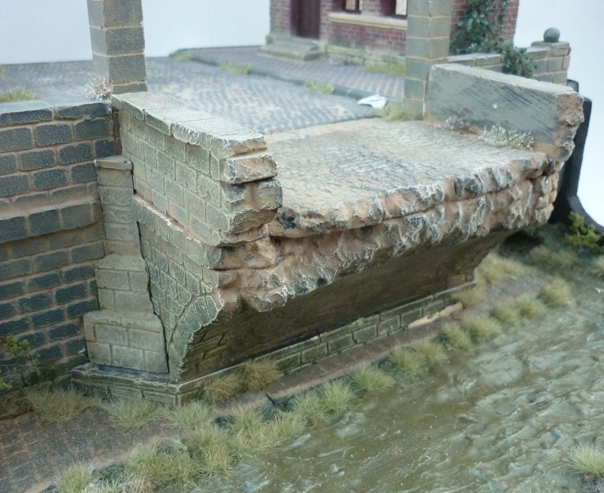 RT-Diorama 35215 Diorama-Base:&amp;quot;Broken Bridge&amp;quot; 1/35 – immagine 18