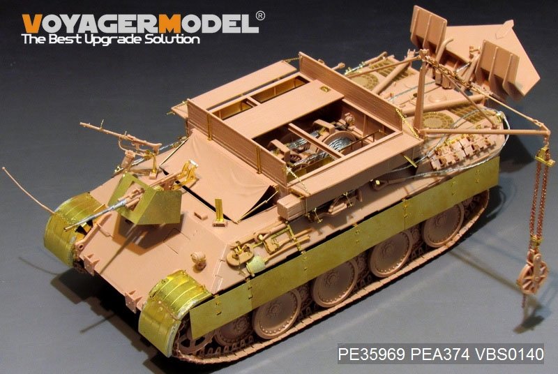 Voyager Model PE35969 WWII German Bergepanther Ausf.A (Early type,Panther A tool holders) Basic For MENG SS-015 1/35 – imagen 7