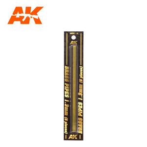 AK Interactive AK9112 BRASS PIPES 1.3MM Ø. 5 UNITS – zdjęcie 2