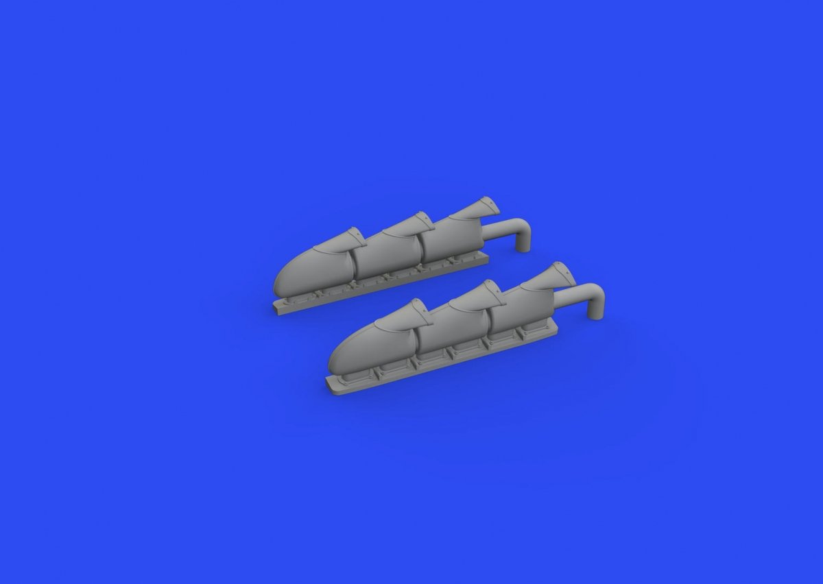 Eduard 648668 Spitfire Mk.V à trois échappements et aileron arrière en queue de poisson EDUARD 1/48