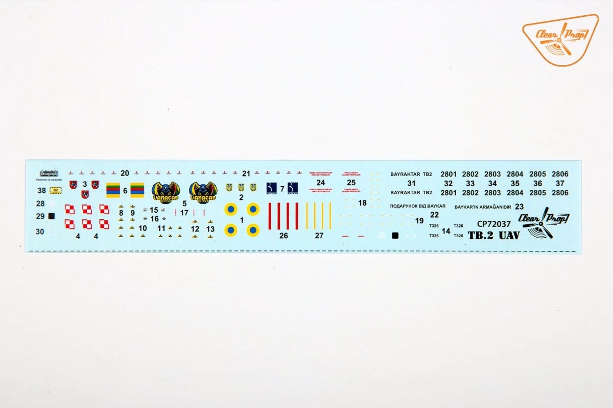 Clear Prop! CP72037 TB.2 UAV in Polish service STARTER KIT 1/72 – immagine 9