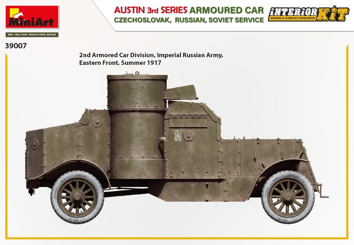 Miniart 39007 Armoured Car Austin 3rd series. 1/35 – imagen 2