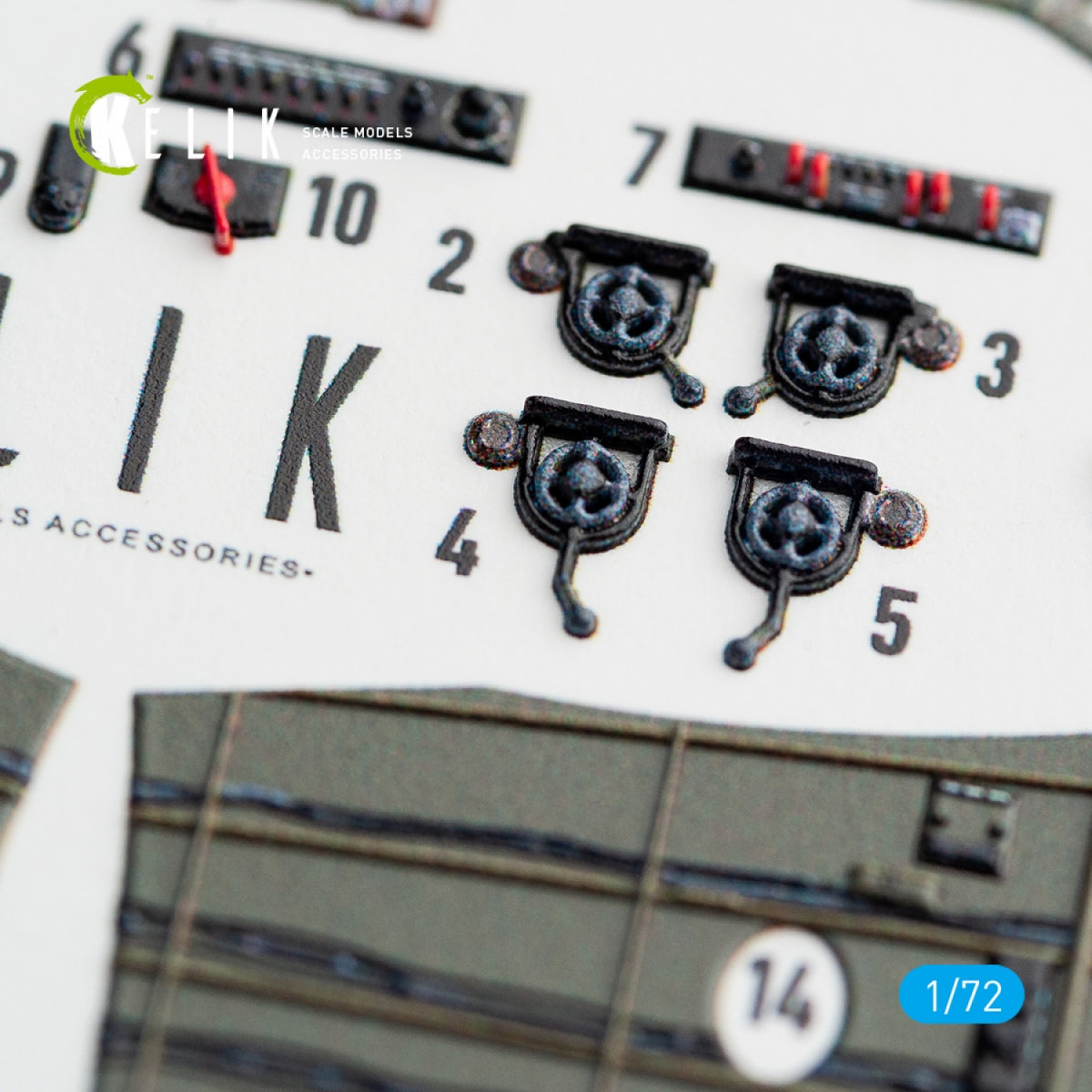 KELIK K72061 PBY-5A CATALINA INTERIOR 3D DECALS FOR TAMIYA KIT 1/72 – immagine 3
