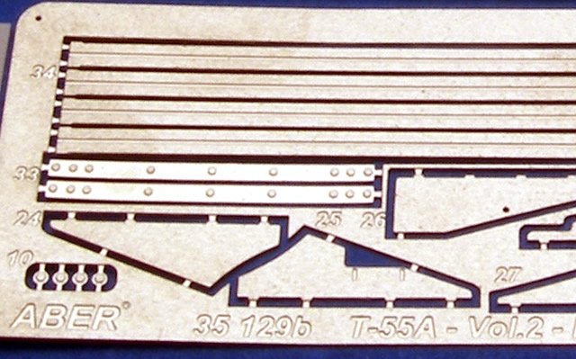 Aber 35129 Blotniki do radzieckiego czolgu sredniego T-55A cz.2 zestaw dodatkowy (TAM,TRU) 1/35 – zdjęcie 2