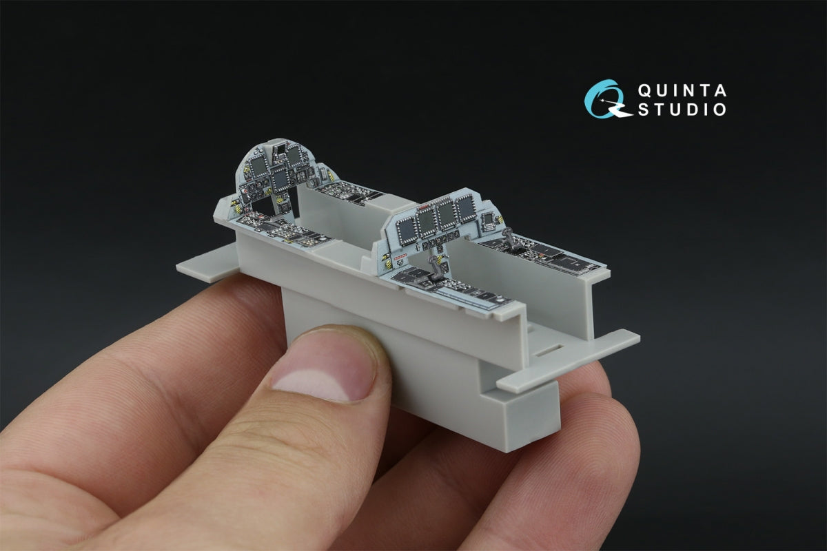 Quinta Studio QDS-48596 F-15E 3D-Printed &amp;amp; coloured Interior on decal paper (Hasegawa) (Small version) 1/48 – imagen 3