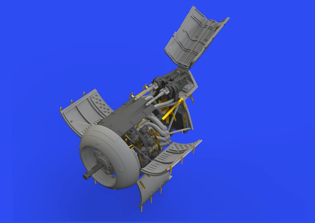 Eduard 648650 Fw 190F-8 engine &amp;amp; fuselage guns EDUARD 1/48 – Bild 2
