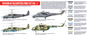 Hataka HTK-AS86 Russian AF Helicopters paint set vol. 1 8x17 – Bild 3