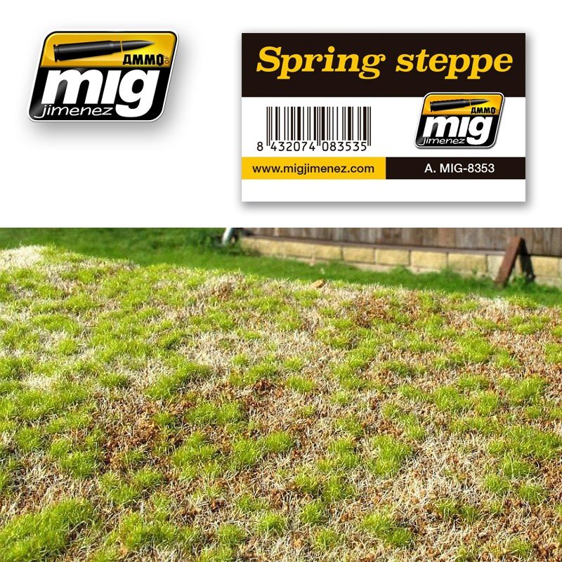 MUNITIONS du Mig Jimenez 8353 SPRING STEPPE (230x130mm)