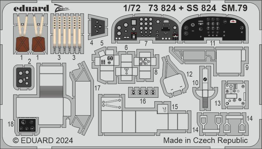 Eduard SS824 SM.79 ITALERI 1/72