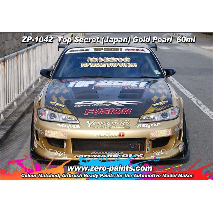 Zero Paints ZP-1042 Top Secret Gold Pearl Paint 60ml – imagen 2