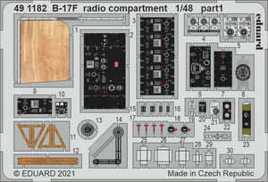 Eduard 491182 B-17F radio compartment HKM 1/48 – zdjęcie 2