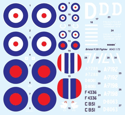 Roden 043 Bristol F2B Fighter 1/72 – zdjęcie 4