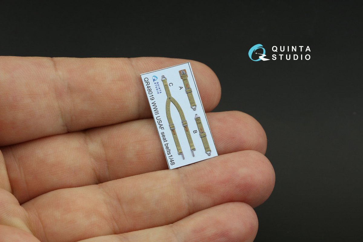 Quinta Studio QD48253 P-51D 3D-Printed &amp;amp; coloured Interior on decal paper ( Tamiya ) 1/48 – immagine 12
