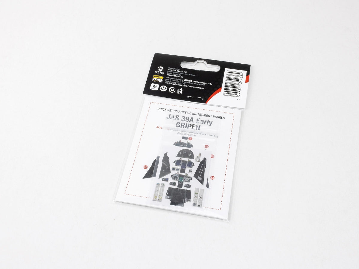Red Fox Studio QS-48087 JAS 39A Early Gripen Italeri 1/48 – zdjęcie 2