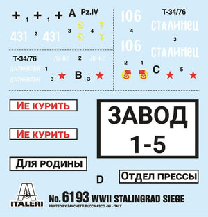 Italeri 6193 STALINGRAD SIEGE 1942 - BATTLE SET 1/72 – imagen 5