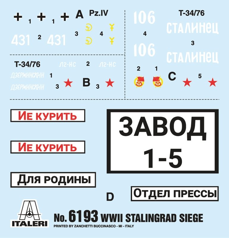 Italeri 6193 STALINGRAD SIEGE 1942 - BATTLE SET 1/72 – imagen 5