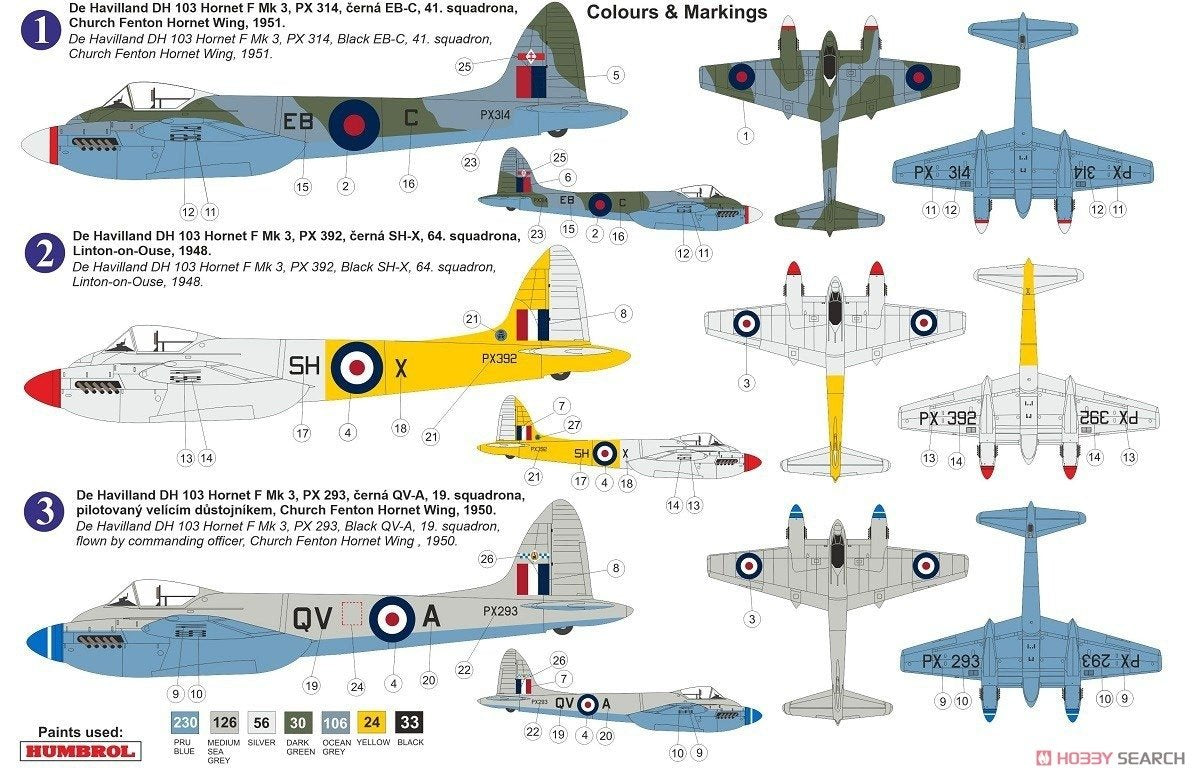 AZ Modèle AZ7653 de Havilland DH.103 Hornet F Mk. 3 1/72 – image 4