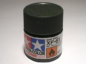 Tamiya XF61 Dark Green (81761) Acrylic paint 10ml – zdjęcie 2