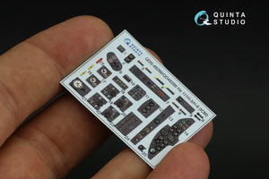Quinta Studio QDS-48266 He 111H-3/H-6 3D-Printed &amp;amp; coloured Interior on decal paper ( ICM ) (Small version) 1/48 – immagine 11