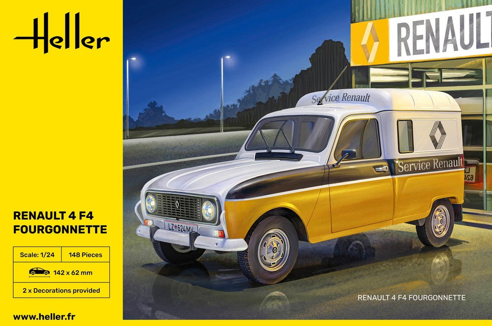 Heller 82700 Renault 4 F4 Fourgonette 1/24